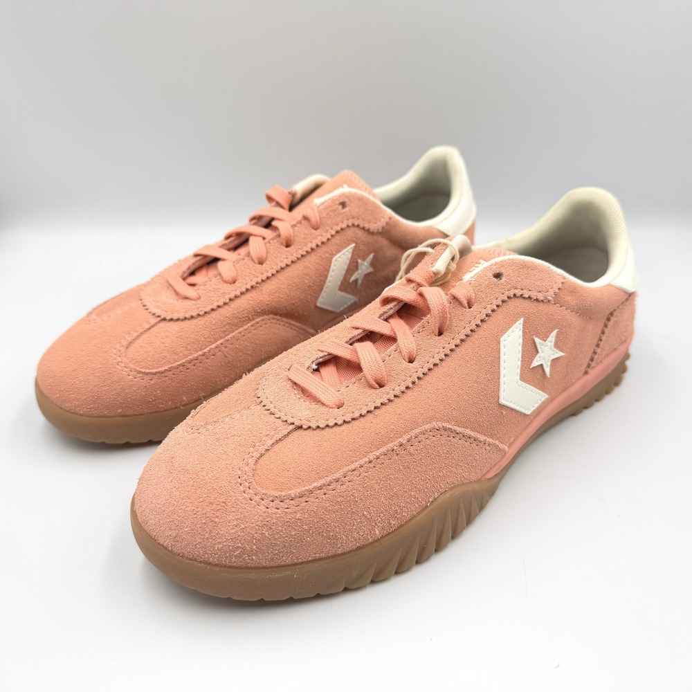 Converse Run Star Trainer Women Size 9 Flamingo Fade Egret Suede Sneakers *NEW*